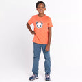 Neon Peach - Close up - Dare 2B Childrens-Kids Trailblazer Graphic Print T-Shirt
