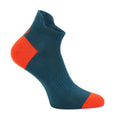Slate-Mediterranean Green - Back - Dare 2B Unisex Adult Accelerate Contrast Ankle Socks (Pack of 2)