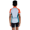 Trail Blaze Orange-Fortune Green - Pack Shot - Dare 2B Childrens-Kids Speed Up Cycling Jersey