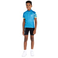 Deep Water-Blue - Pack Shot - Dare 2B Childrens-Kids Speed Up Cycling Jersey