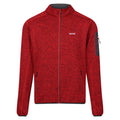 Danger Red - Front - Regatta Mens Newhill Marl Full Zip Fleece Jacket