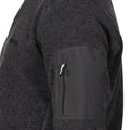 Seal Grey - Pack Shot - Regatta Mens Newhill Marl Full Zip Fleece Jacket