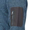 Stellar Blue - Pack Shot - Regatta Mens Newhill Marl Full Zip Fleece Jacket