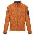 Orange Pepper - Front - Regatta Mens Newhill Marl Full Zip Fleece Jacket