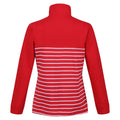 Miami Red-White - Back - Regatta Womens-Ladies Bayla Striped Button Neck Sweatshirt