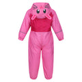 Pretty Pink-Pink Fusion - Back - Regatta Childrens-Kids Mudplay III Rabbit Waterproof Puddle Suit