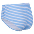 Elysium Blue-White - Lifestyle - Regatta Womens-Ladies Paloma Stripe Textured Bikini Bottoms