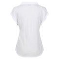 White - Back - Regatta Womens-Ladies Lupine Collared T-Shirt
