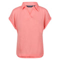 Shell Pink - Front - Regatta Womens-Ladies Lupine Collared T-Shirt