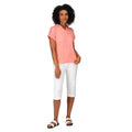 Shell Pink - Pack Shot - Regatta Womens-Ladies Lupine Collared T-Shirt