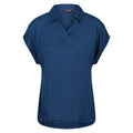 Blue Opal - Front - Regatta Womens-Ladies Lupine Collared T-Shirt