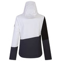 White-Ebony Grey - Back - Dare 2B Womens-Ladies Ice Colour Block Ski Jacket
