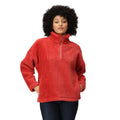 Mineral Red - Side - Regatta Womens-Ladies Zeeke Fluffy Fleece