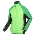 Jasmine Green-Field Green - Side - Regatta Mens Clumber IV Full Zip Hybrid Jacket
