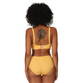 Mango Yellow - Close up - Regatta Womens-Ladies Paloma Textured Bikini Top