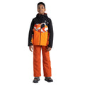 Puffins Orange-Black - Close up - Dare 2B Childrens-Kids Humour II Geo Camo Ski Jacket