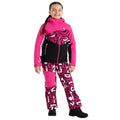 Pure Pink-Pink - Close up - Dare 2B Childrens-Kids Humour II Graffiti Ski Jacket