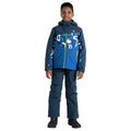 Olympian Blue-Moonlight - Close up - Dare 2B Childrens-Kids Humour II Graffiti Ski Jacket