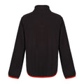 Black - Back - Regatta Childrens-Kids Microfleece Full Zip Fleece Jacket