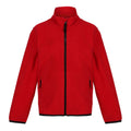 Classic Red - Front - Regatta Childrens-Kids Microfleece Full Zip Fleece Jacket