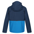 Blue Wing-Indigo - Back - Regatta Childrens-Kids Hywell Waterproof Jacket