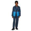 Blue Wing-Indigo - Pack Shot - Regatta Childrens-Kids Hywell Waterproof Jacket