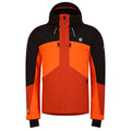 Puffins Orange-Black - Front - Dare 2B Mens Slopeside Waterproof Ski Jacket