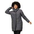 Seal Grey-Mineral Red - Lifestyle - Regatta Womens-Ladies Yewbank III Waterproof Jacket