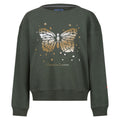 Dark Khaki - Front - Regatta Womens-Ladies Christian Lacroix Beauvision Butterfly Sweatshirt