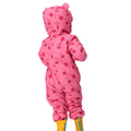 Pretty Pink - Side - Regatta Childrens-Kids Penrose Rabbit Puddle Suit