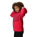 Berry Pink-Pink Potion - Lifestyle - Regatta Childrens-Kids Highton IV Padded Waterproof Jacket