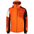 Puffins Orange-Black - Front - Dare 2B Mens Halfpipe Ski Jacket
