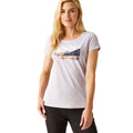 Lilac Frost - Lifestyle - Regatta Womens-Ladies Breezed IV Mountain T-Shirt