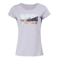 Lilac Frost - Front - Regatta Womens-Ladies Breezed IV Mountain T-Shirt