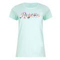 Bleached Aqua - Front - Regatta Womens-Ladies Breezed IV Logo T-Shirt