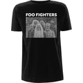 Black - Front - Foo Fighters Unisex Adult Old Band Photo T-Shirt