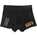 Black - Front - Kiss Unisex Adult Classic Logo Boxer Shorts
