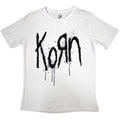 White - Front - Korn Womens-Ladies Still A Freak Back Print T-Shirt