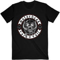 Black - Front - Motorhead Unisex Adult Biker Badge T-Shirt