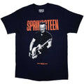 Navy Blue - Front - Bruce Springsteen Unisex Adult Tour ´23 Guitar T-Shirt