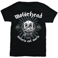 Black - Front - Motorhead Unisex Adult Victoria Aut Morte T-Shirt