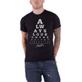 Black - Front - Monty Python Unisex Adult Bright Side Eye Test T-Shirt
