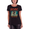 Black - Side - AC-DC Womens-Ladies Blow Up Your Video T-Shirt