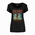 Black - Front - AC-DC Womens-Ladies Blow Up Your Video T-Shirt