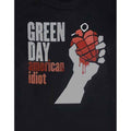 Black-White - Back - Green Day Womens-Ladies American Idiot Raglan T-Shirt