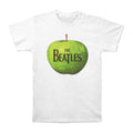 White - Front - The Beatles Unisex Adult Apple Logo T-Shirt