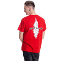 Red - Back - Slipknot Unisex Adult Don´t Ever Judge Me Back Print 20th Anniversary T-Shirt