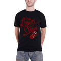Black - Front - The Rolling Stones Unisex Adult Script Logo T-Shirt