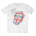 White - Front - The Rolling Stones Unisex Adult Union Jack Logo T-Shirt