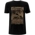 Black - Front - Led Zeppelin Unisex Adult Faded Falling T-Shirt